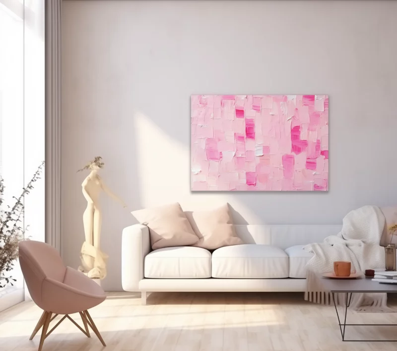 lienzo decorativo eón tonos pastel, ideal para tu salón
