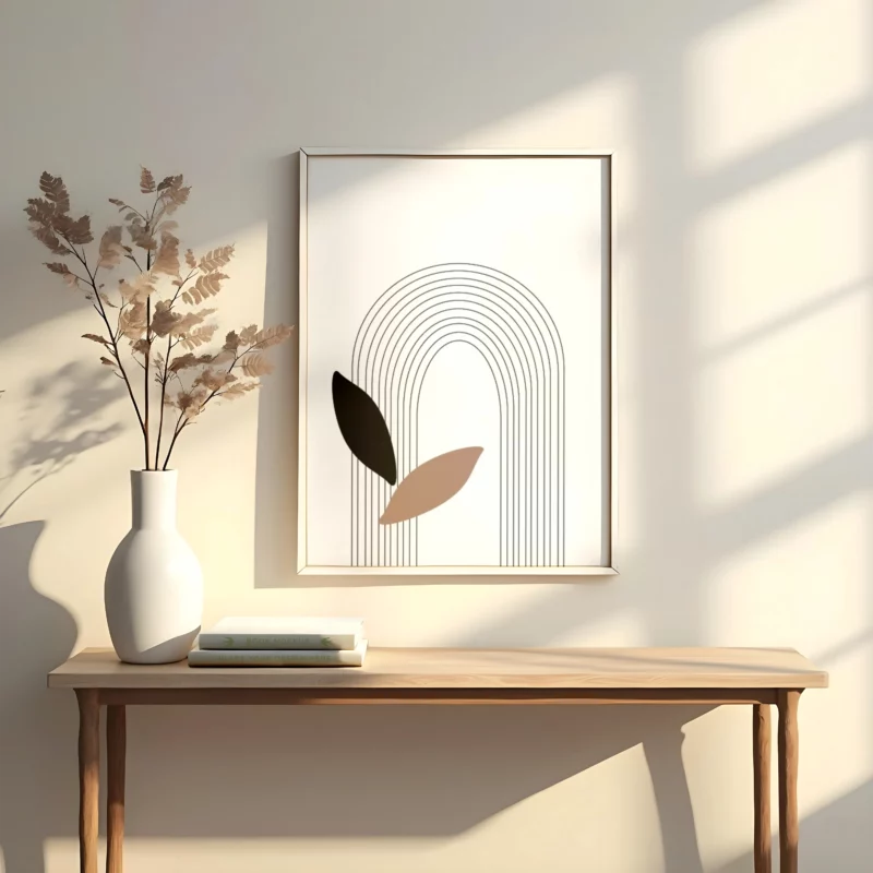 Láminas decorativas con diseño geométrico