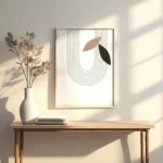 Pósters geométricos modernos para interiores