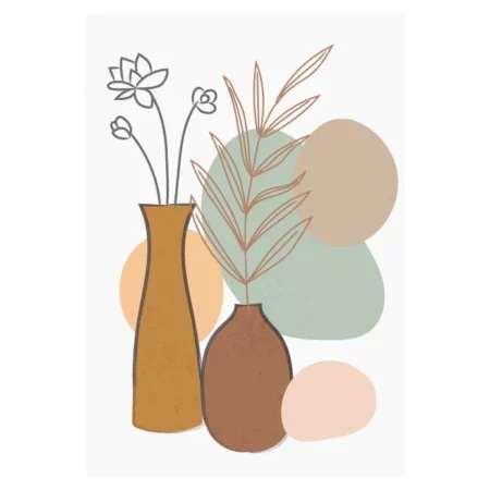 Pósters con ilustraciones florales vintage