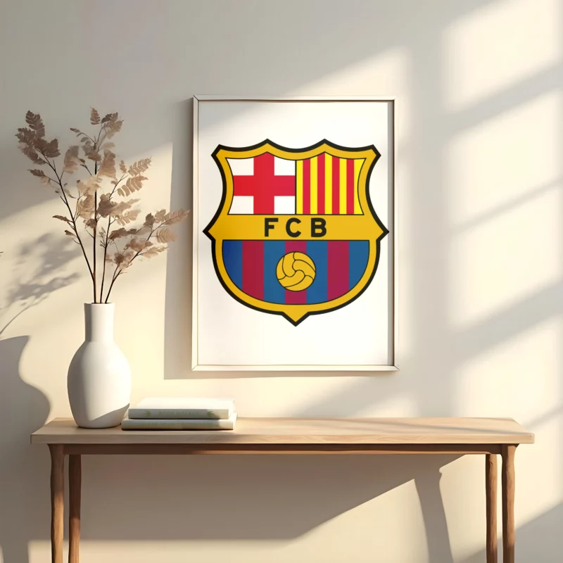 Lamina decorativa del escudo de FC Barcelona