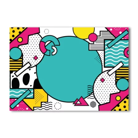lienzo decorativo tipo popart psicodélico ideal para tus espacios mas atrevidos