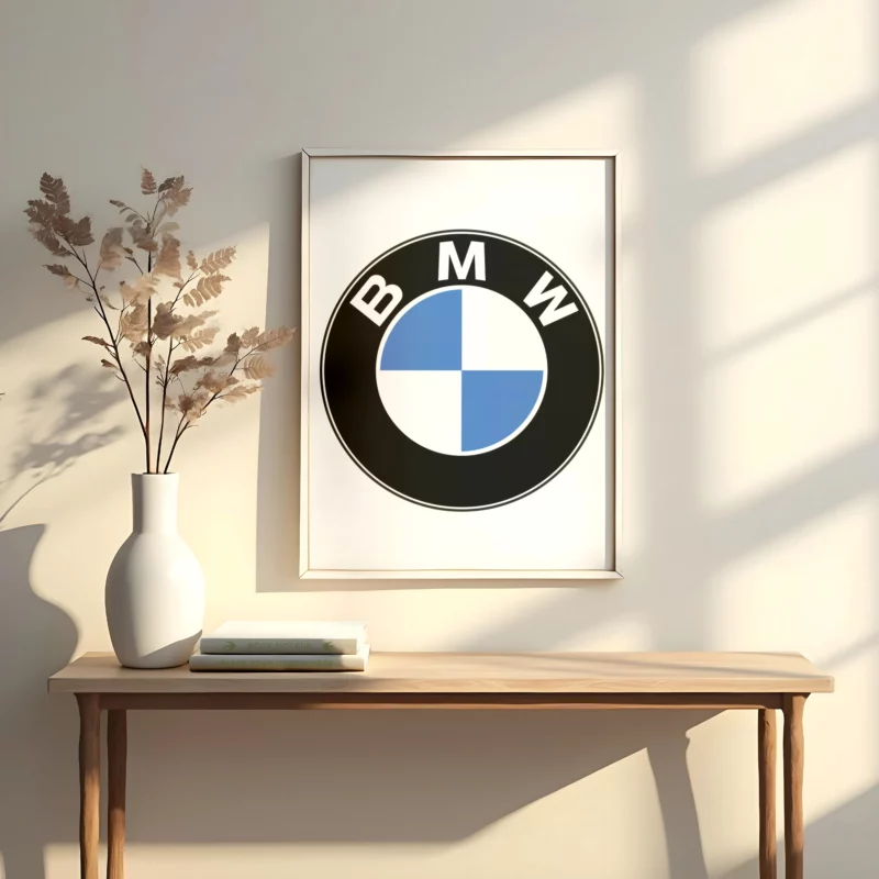 Placas metálicas de marcas automovilísticas lamina BMW