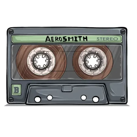 Lámina vintage de cassette para decoración nostálgica Miraflores de la Sierra, bustarviejo, manzanares el real, soto Del Real