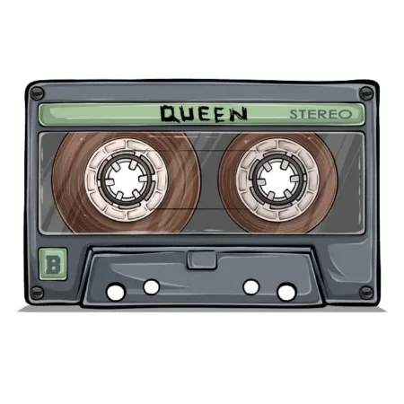 Póster nostálgico de cassette clásico para decorar