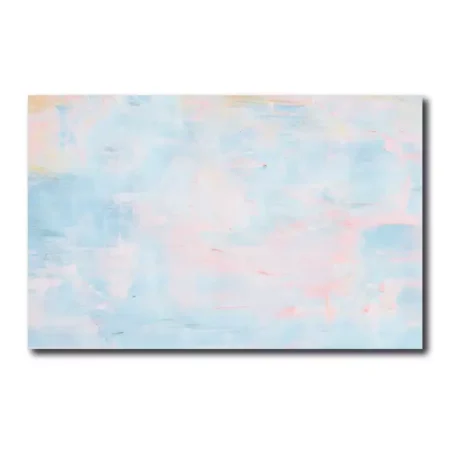 lienzo decorativo en tonos pastel
