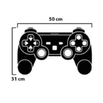 Pegatinas de pared gaming